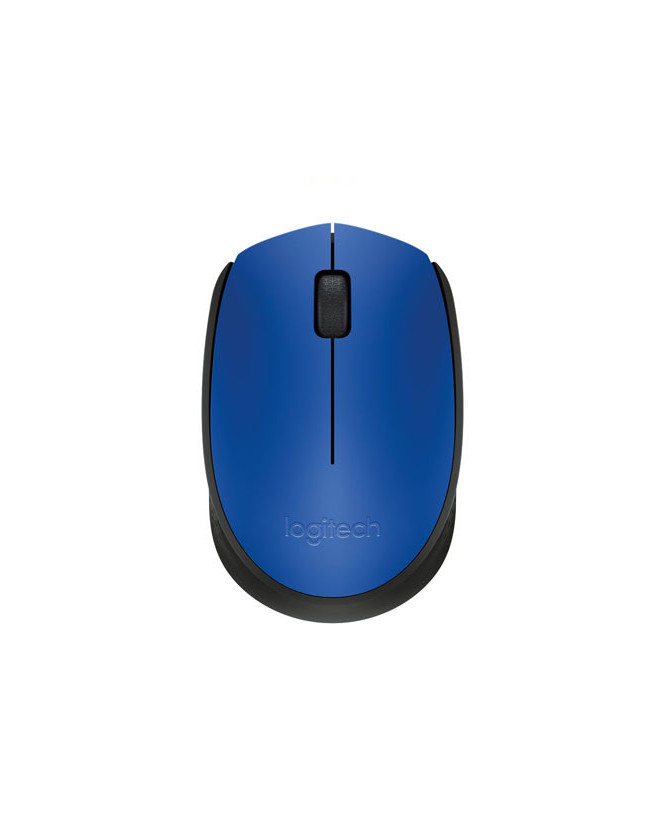 Logitech M171 1000 dpi Wireless Mouse in Blue, Black 910-004656