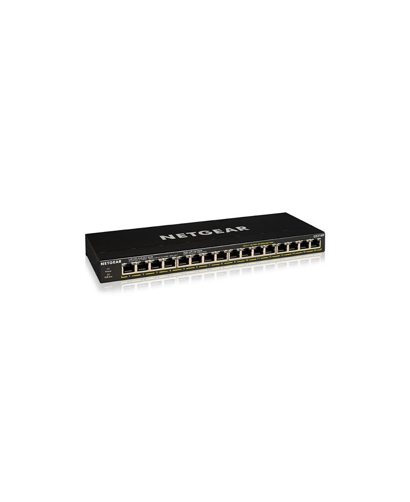 Buy Netgear SOHO GS316P 16-Port Gigabit PoE+ 115W Unmanaged Switch GS316P-100AJS