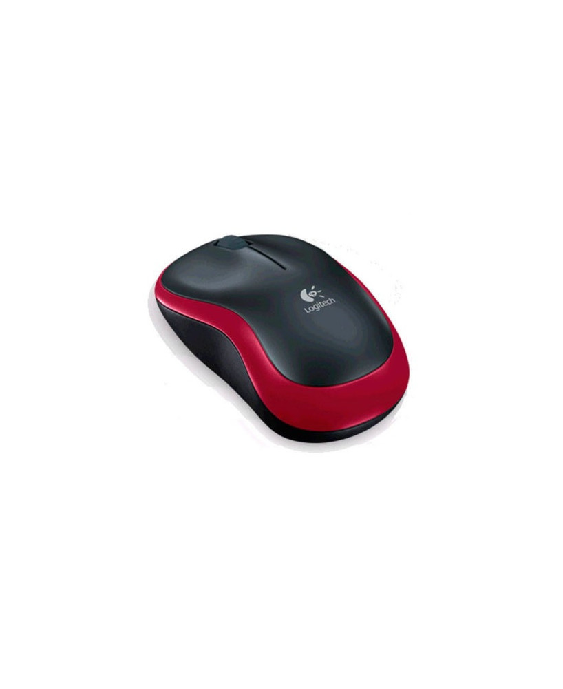 Buy Logitech M185 Compact Wireless Mouse in Red with 2.4 GHz USB Wireless Receiver 910-002503