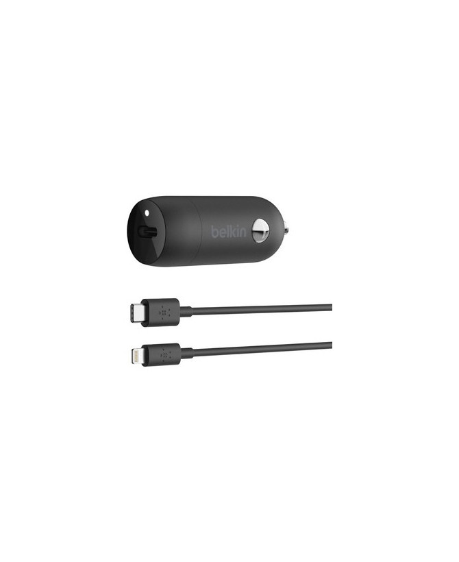 Buy Belkin 20w Usb-c to Lightning Cable 1 Port Car Charger in Black CCA003BT04BK