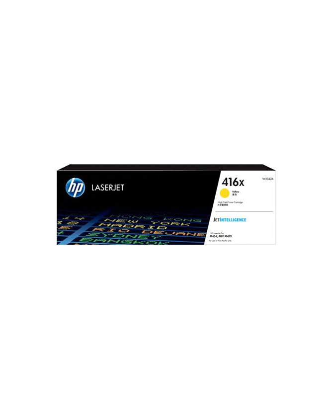 Buy HP 416X High Yield Yellow LaserJet Toner Cartridge W2042X for M454 and M479 - up to 6K pages