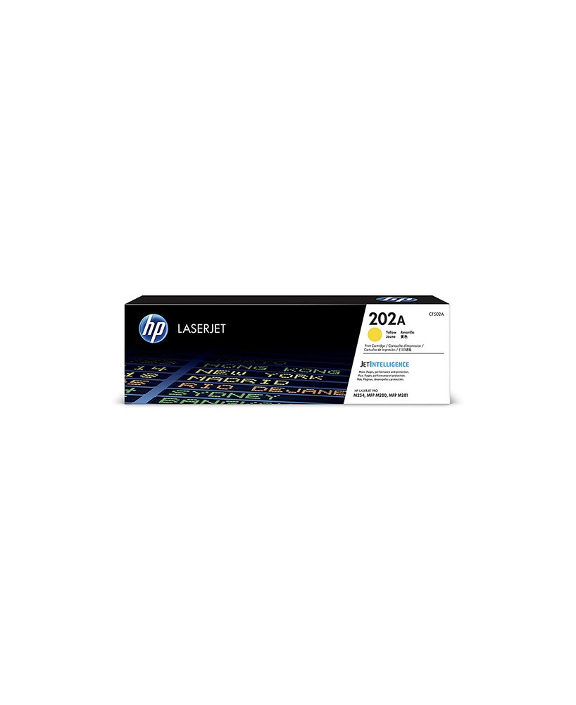 Buy HP 202A Yellow Original LaserJet Toner Cartridge CF502A for Color LaserJet Pro M254dw, MFP M280nw, MFP M281cdw Printer