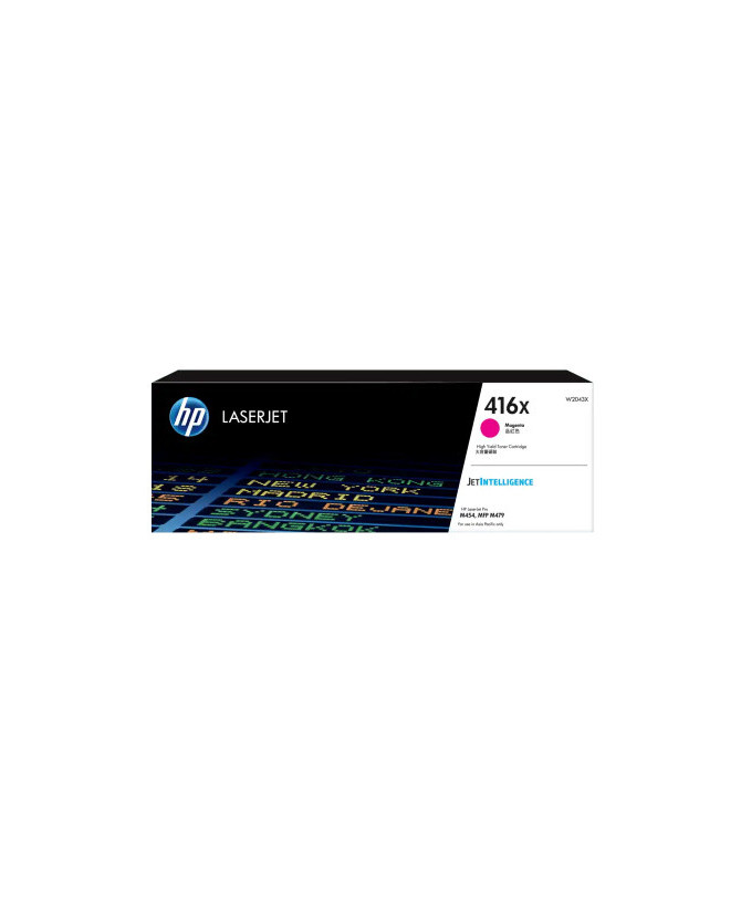 Buy HP 416X High Yield Approx 6k pages Magenta Toner W2043X for M454 and M479 Printers