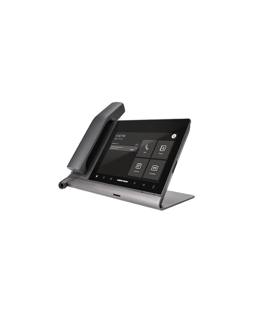 Crestron Flex 8" Audio Desk Phone with Handset UC-P8-T-HS-I for Microsoft Teams Software - International