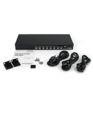 Buy Startech SV831DVIU 8-Port 1U Rackmount DVI USB KVM Switch