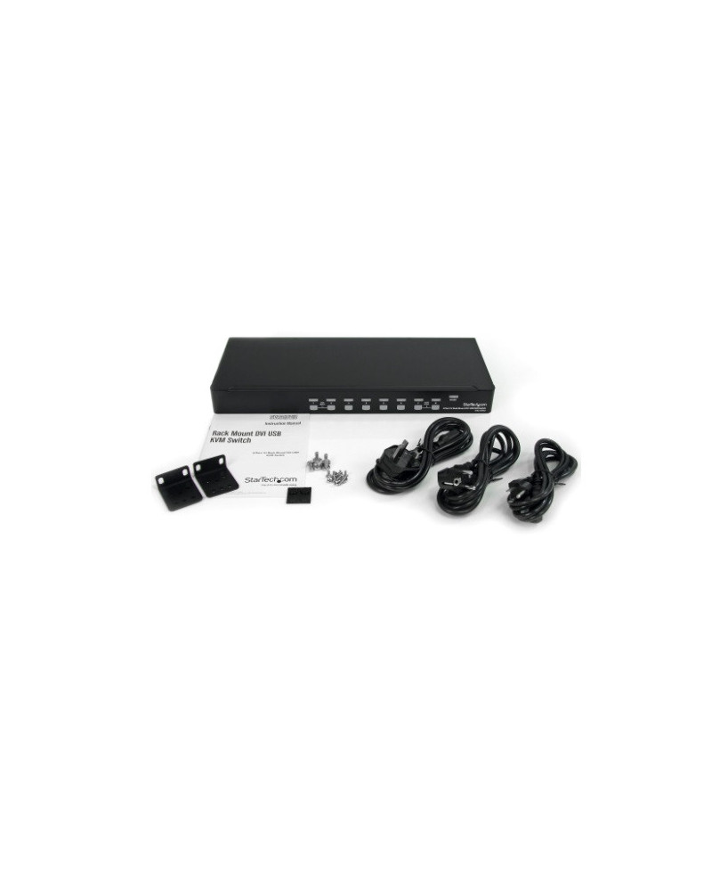 Buy Startech SV831DVIU 8-Port 1U Rackmount DVI USB KVM Switch