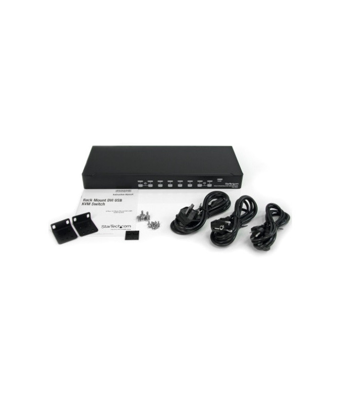 Buy Startech SV831DVIU 8-Port 1U Rackmount DVI USB KVM Switch