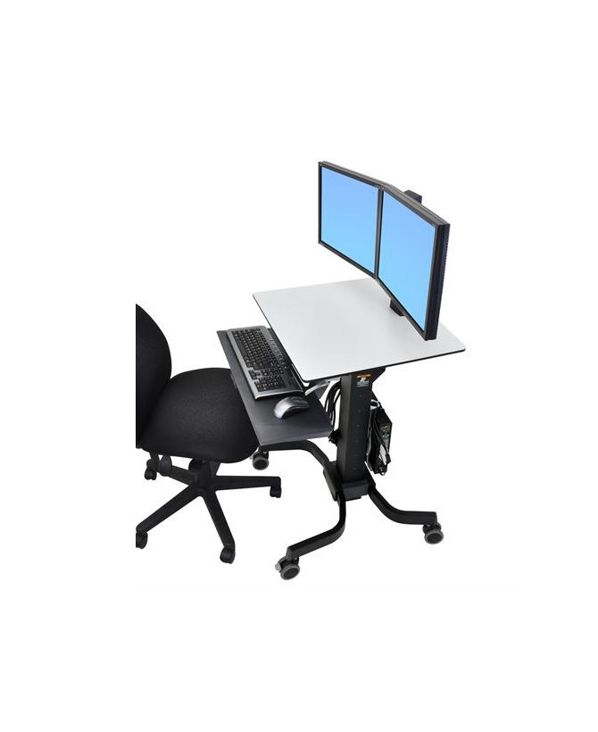 Buy Ergotron Workfit-C Sit-Stand Dual LCD Black Workstation 24-214-085 