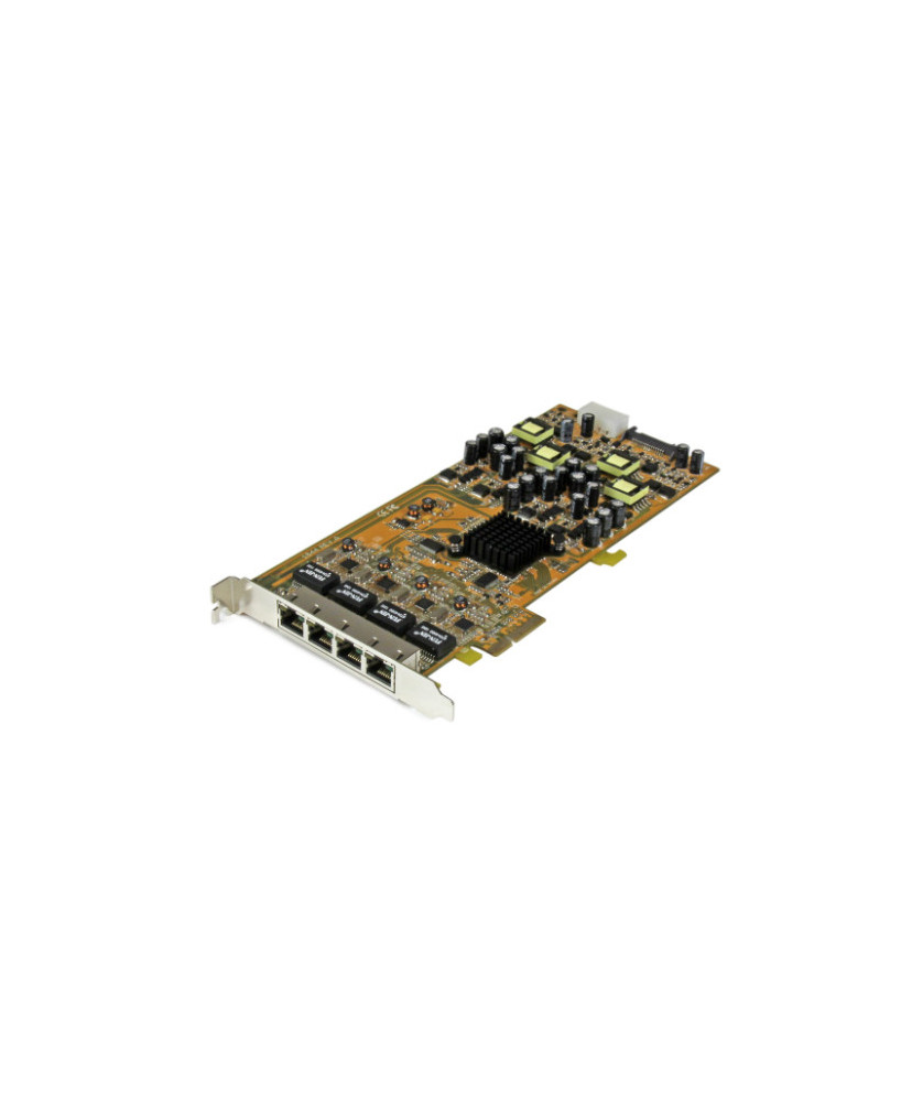 Buy StarTech 4 Port Gigabit Power Over Ethernet PCIe Network Card ST4000PEXPSE