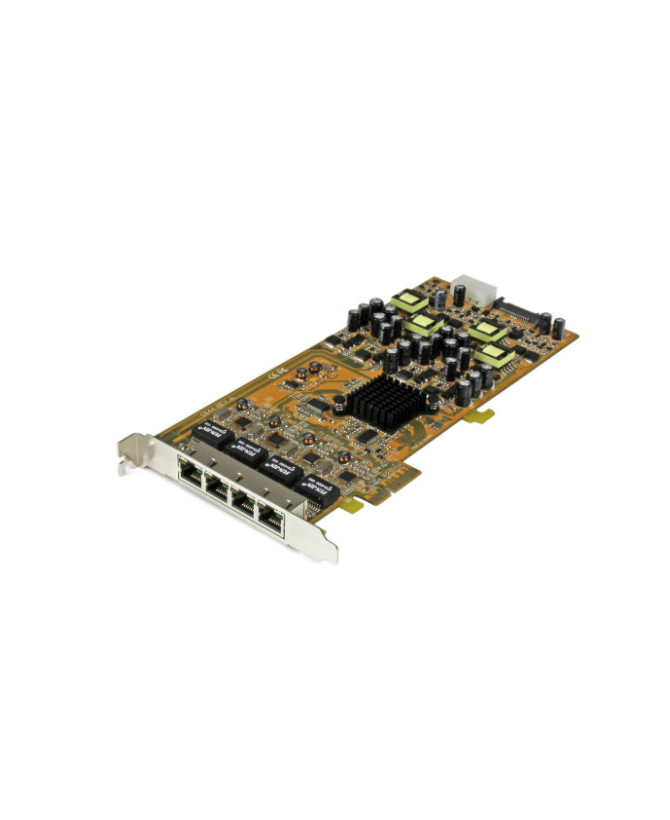 Buy StarTech 4 Port Gigabit Power Over Ethernet PCIe Network Card ST4000PEXPSE