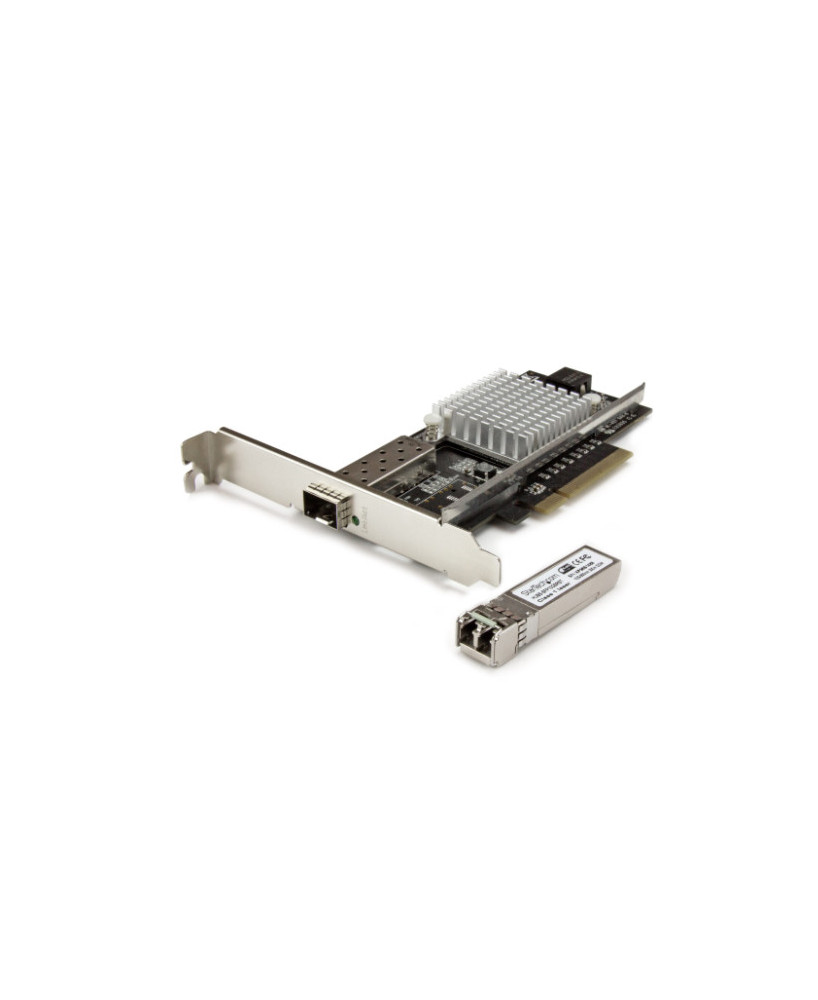 Buy StarTech 1-Port 10G SFP+ Fiber Optic Network Card PCIe Intel Chip PEX10000SRI