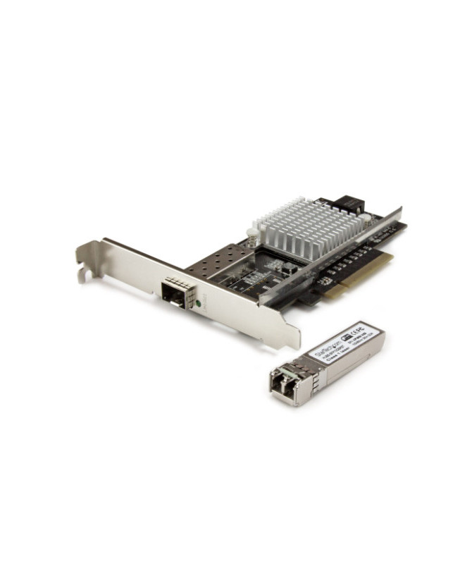 Buy StarTech 1-Port 10G SFP+ Fiber Optic Network Card PCIe Intel Chip PEX10000SRI