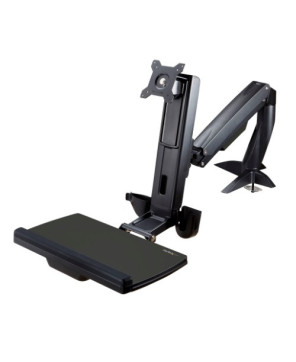 Buy Startech ARMSTSCP1 Desk Mount Adjustable Sit-Stand Workstation Arm for Single 34" VESA Mount Display