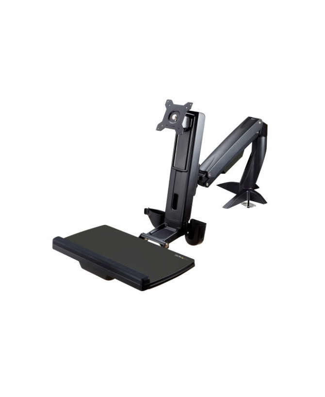 Buy Startech ARMSTSCP1 Desk Mount Adjustable Sit-Stand Workstation Arm for Single 34" VESA Mount Display