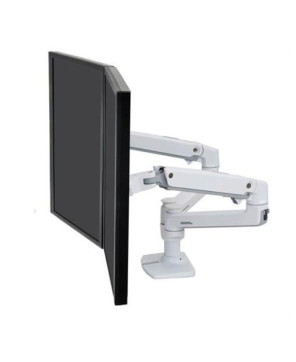 Buy Ergotron LX Dual Side-by-Side Mounting Arm in White 45-491-216 for Monitor