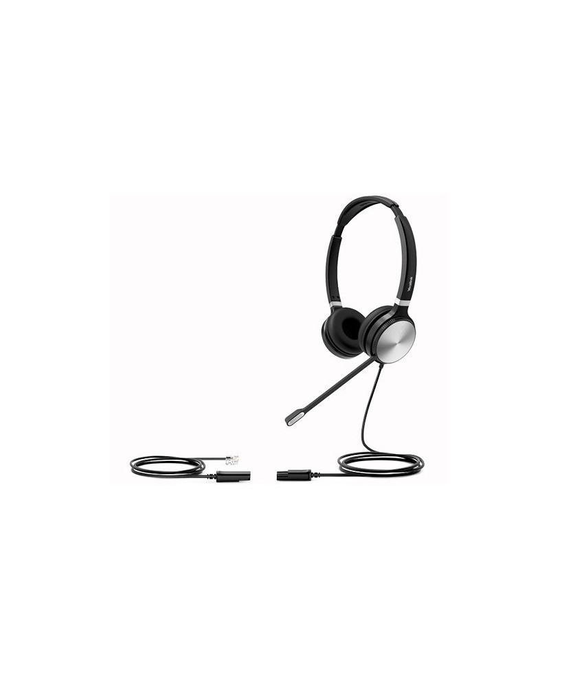 Yealink YHS36 Binaural Wideband Noise Cancelling Headset with QD Connection YHS36-D