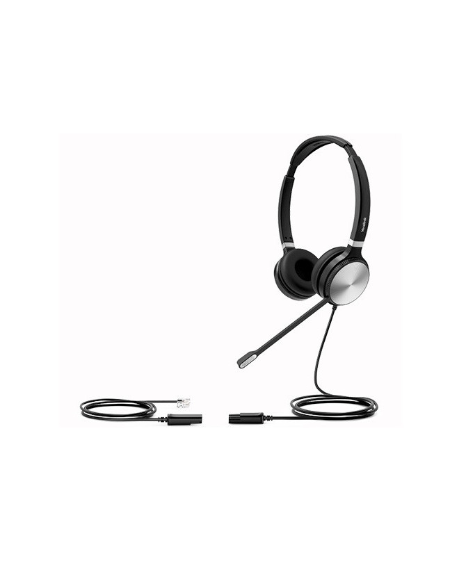 Yealink YHS36 Binaural Wideband Noise Cancelling Headset with QD Connection YHS36-D