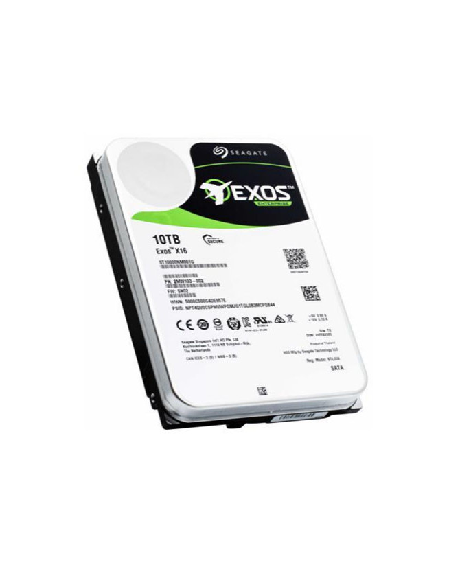 Buy Seagate 10TB Exos X16 7200 rpm SATA III 3.5" Internal HDD ST10000NM001G