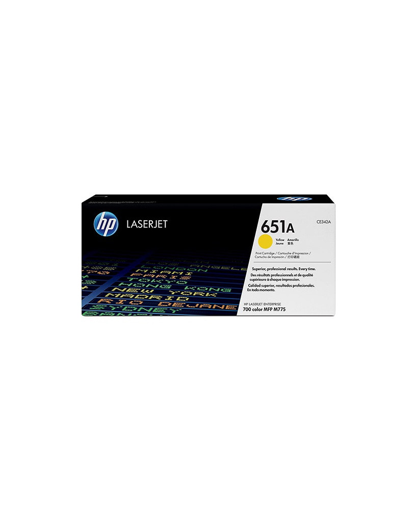 Buy HP 651A Yellow Original LaserJet Toner Cartridge CE342A for HP LaserJet Enterprise 700 M775f, M775dn, M775z