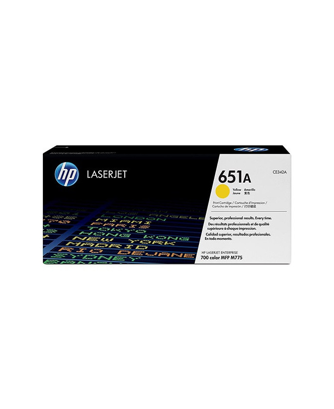 Buy HP 651A Yellow Original LaserJet Toner Cartridge CE342A for HP LaserJet Enterprise 700 M775f, M775dn, M775z