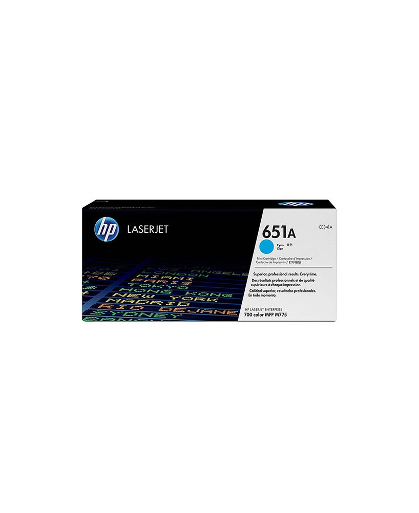 Buy HP 651A Cyan Original LaserJet Toner Cartridge CE341A for HP LaserJet Enterprise 700 M775dn, M775f, M775z