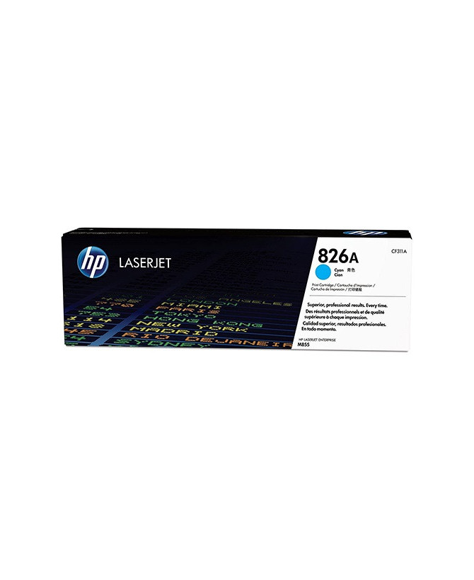 Buy HP 826A Cyan Original LaserJet Toner Cartridge CF311A for Color LaserJet Enterprise M855dn, M855x+, M855xh