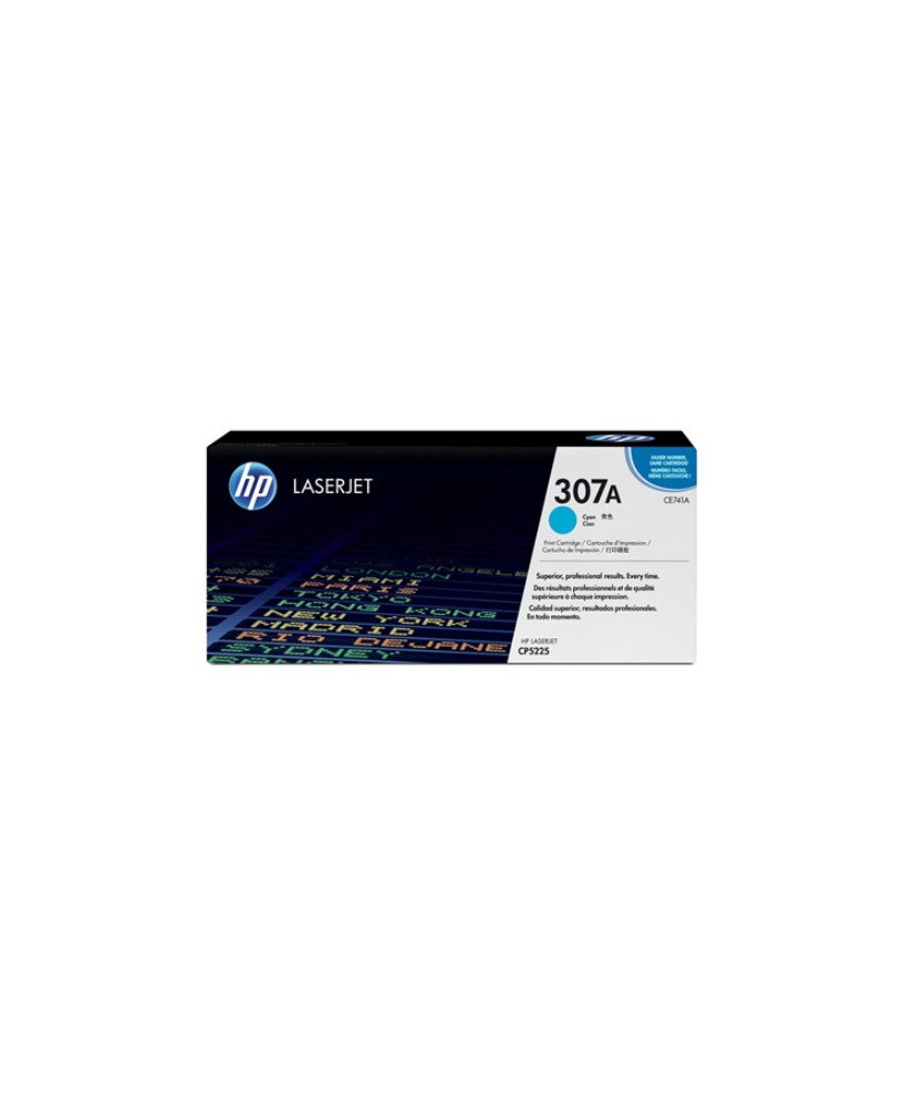 Buy HP 307A Cyan LaserJet Toner Cartridge CE741A for Color LaserJet Professional CP5225