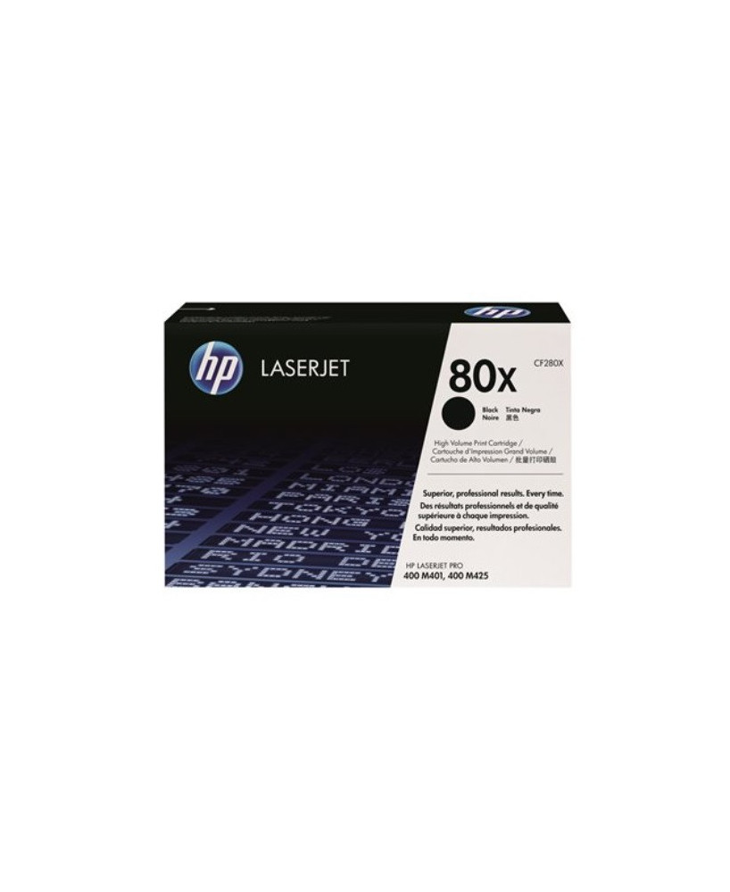 Buy HP 80x High Yield Black LaserJet Toner Cartridge CF280X for LaserJet Pro 400 M401a, 400 M401d