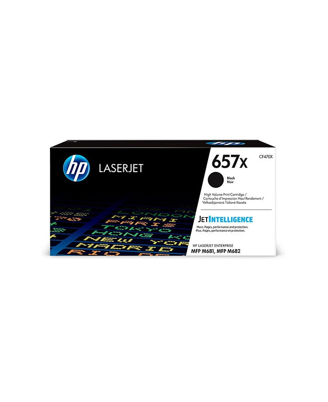 Buy HP 657X Black High Yield Original LaserJet Toner Cartridge CF470X for LaserJet Enterprise Flow MFP M681f, MFP M681z, MFP M682z