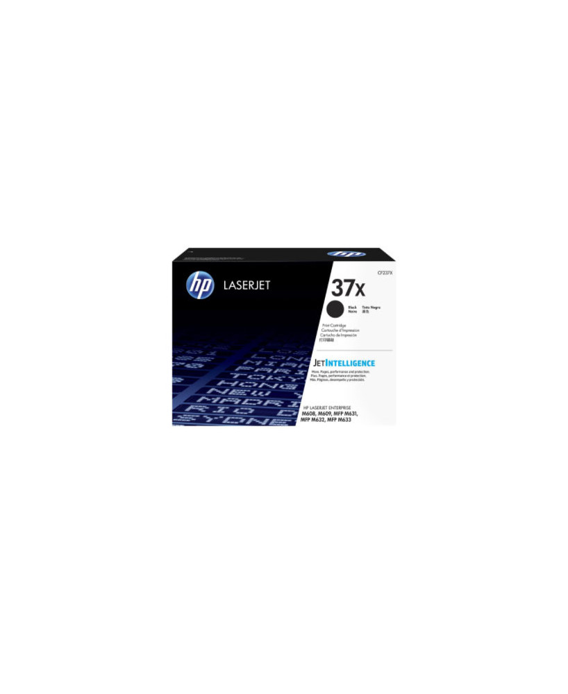 Buy HP 37X High Yield Black Original LaserJet Toner Cartridge CF237X for Colour LaserJet Enterprise M609dn