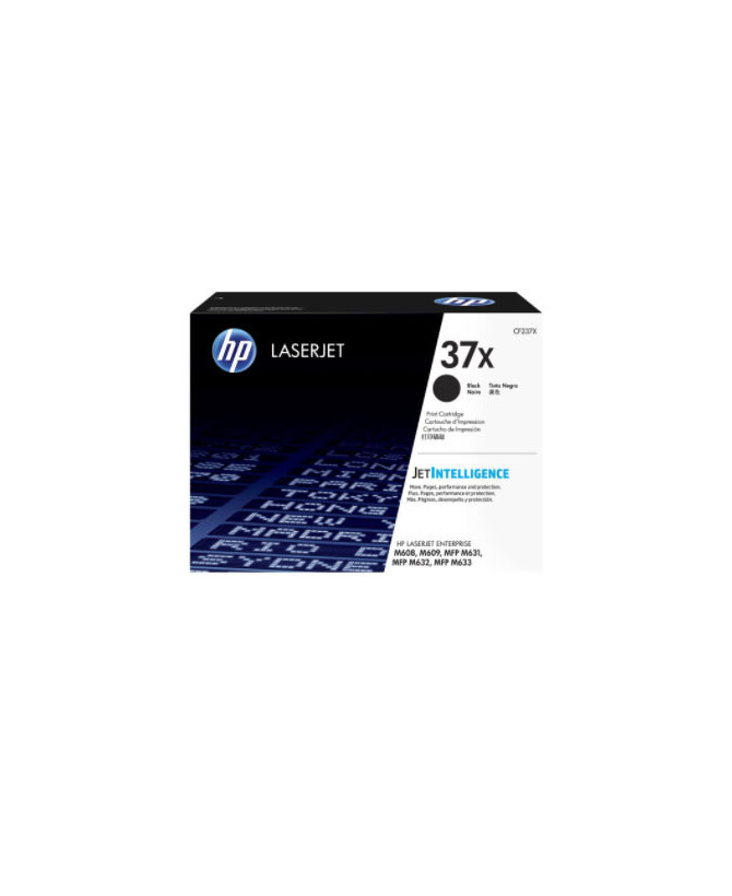 Buy HP 37X High Yield Black Original LaserJet Toner Cartridge CF237X for Colour LaserJet Enterprise M609dn