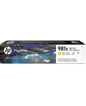 Buy HP 981X High Yield Yellow Original PageWide Cartridge L0R11A for PageWide Enterprise Color 556dn, 556xh, MFP 586dn, MFP 586f