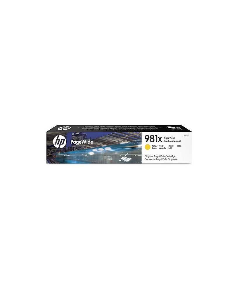 Buy HP 981X High Yield Yellow Original PageWide Cartridge L0R11A for PageWide Enterprise Color 556dn, 556xh, MFP 586dn, MFP 586f