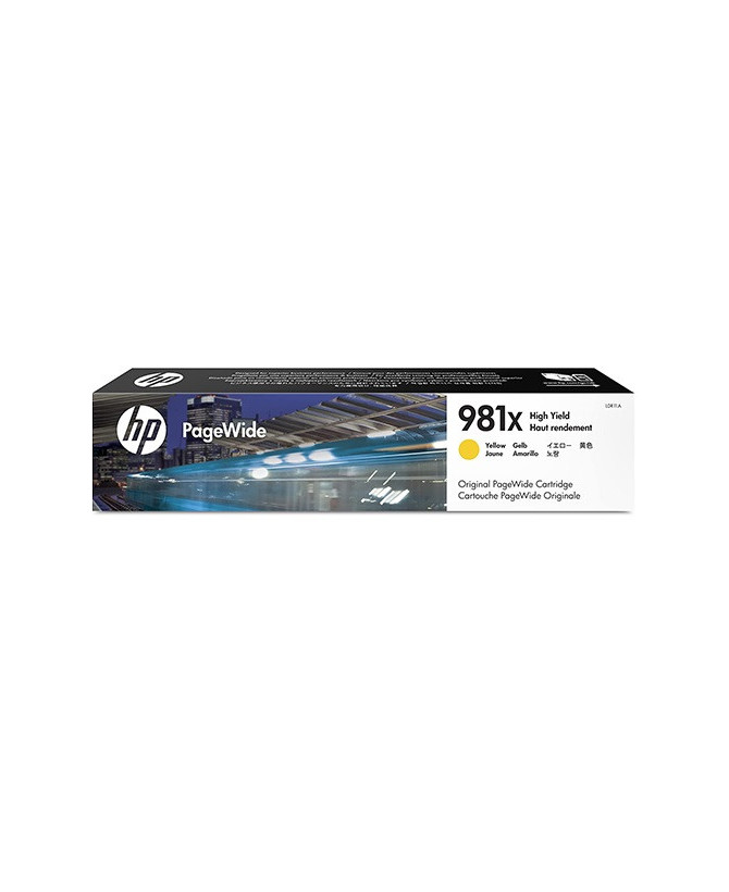 Buy HP 981X High Yield Yellow Original PageWide Cartridge L0R11A for PageWide Enterprise Color 556dn, 556xh, MFP 586dn, MFP 586f