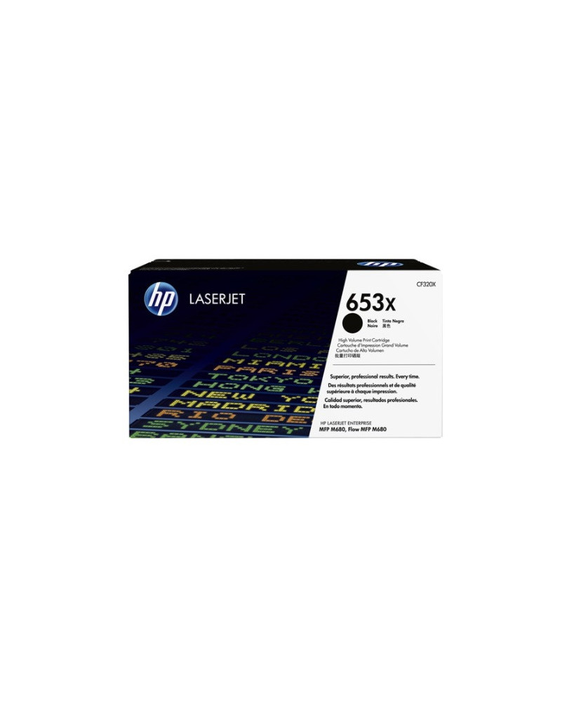 Buy HP 653X High Yield Black LaserJet Toner Cartridge CF320X for LaserJet Enterprise MFP M680dn, MFP M680f