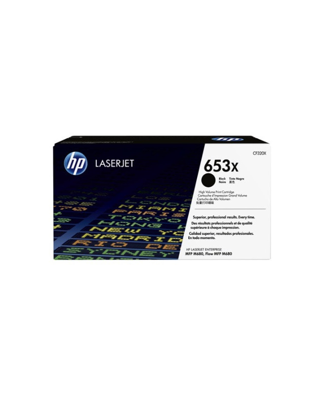 Buy HP 653X High Yield Black LaserJet Toner Cartridge CF320X for LaserJet Enterprise MFP M680dn, MFP M680f