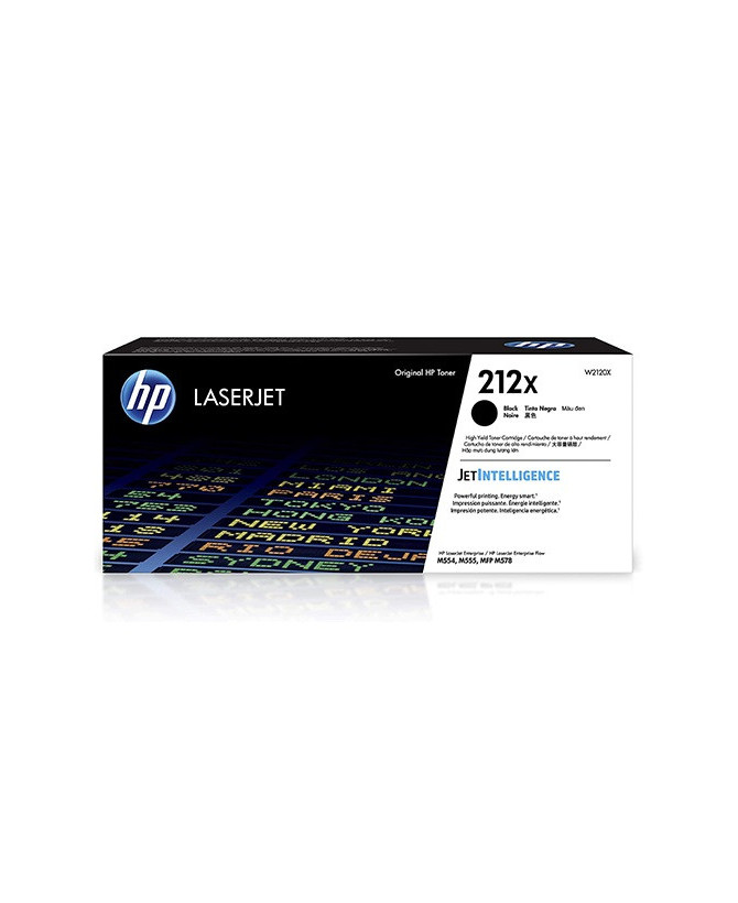 Buy HP 212X High Yield Black Original LaserJet Toner Cartridge W2120X for HP Color LaserJet Enterprise M554, M555, M558 Series