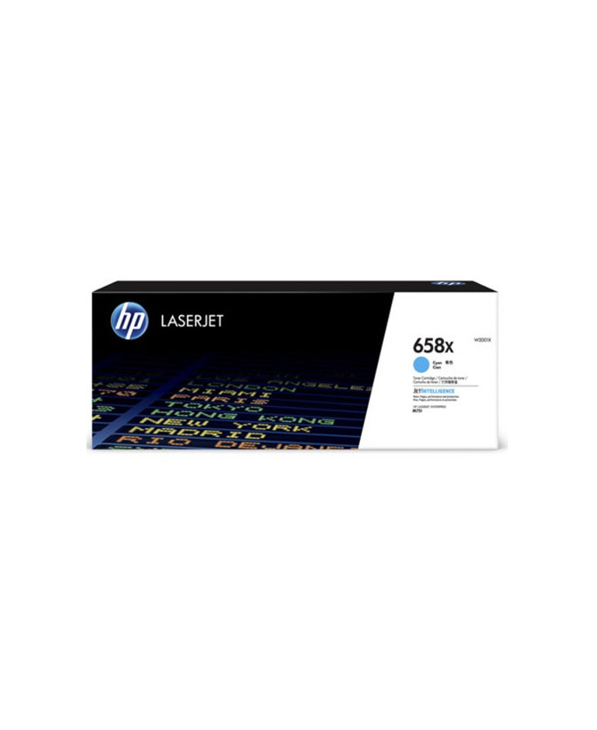 Buy HP 658X High Yield Cyan Original LaserJet Toner Cartridge W2001X for HP LaserJet Enterprise Printer