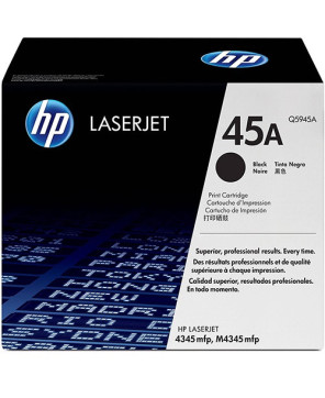 Buy HP 45A Black Original LaserJet Toner Cartridge Q5945A for LaserJet 4345mfp, 4345x MFP, 4345xm MFP