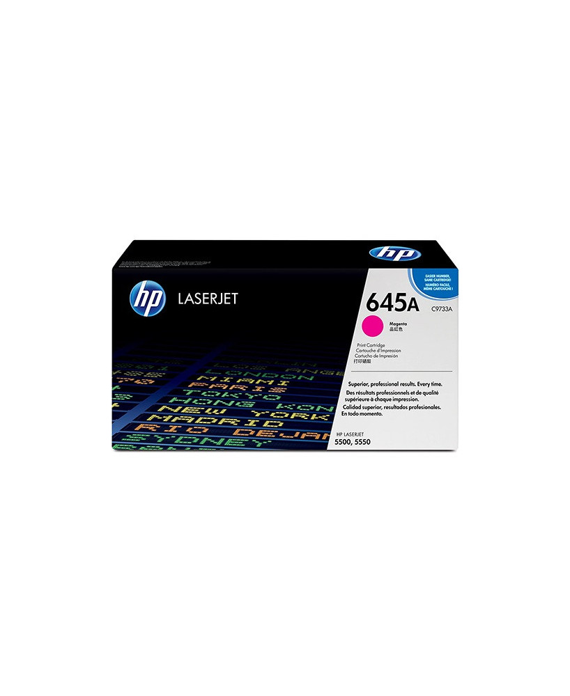 Buy HP 645A Magenta Original LaserJet Toner Cartridge C9733A for Color LaserJet 5500, 5500dn, 5550dn, 5550dtn