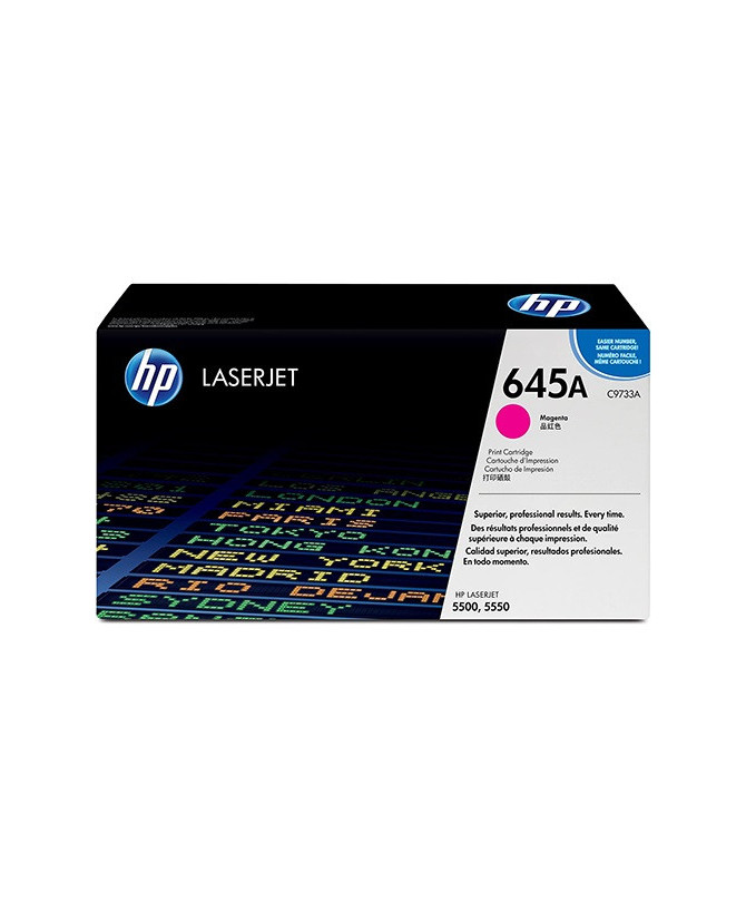 Buy HP 645A Magenta Original LaserJet Toner Cartridge C9733A for Color LaserJet 5500, 5500dn, 5550dn, 5550dtn