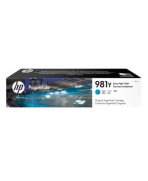 Buy HP 981Y Extra High Yield Cyan PageWide Ink Cartridge L0R13A for PageWide Enterprise Color 556dn, 556xh, MFP 586dn