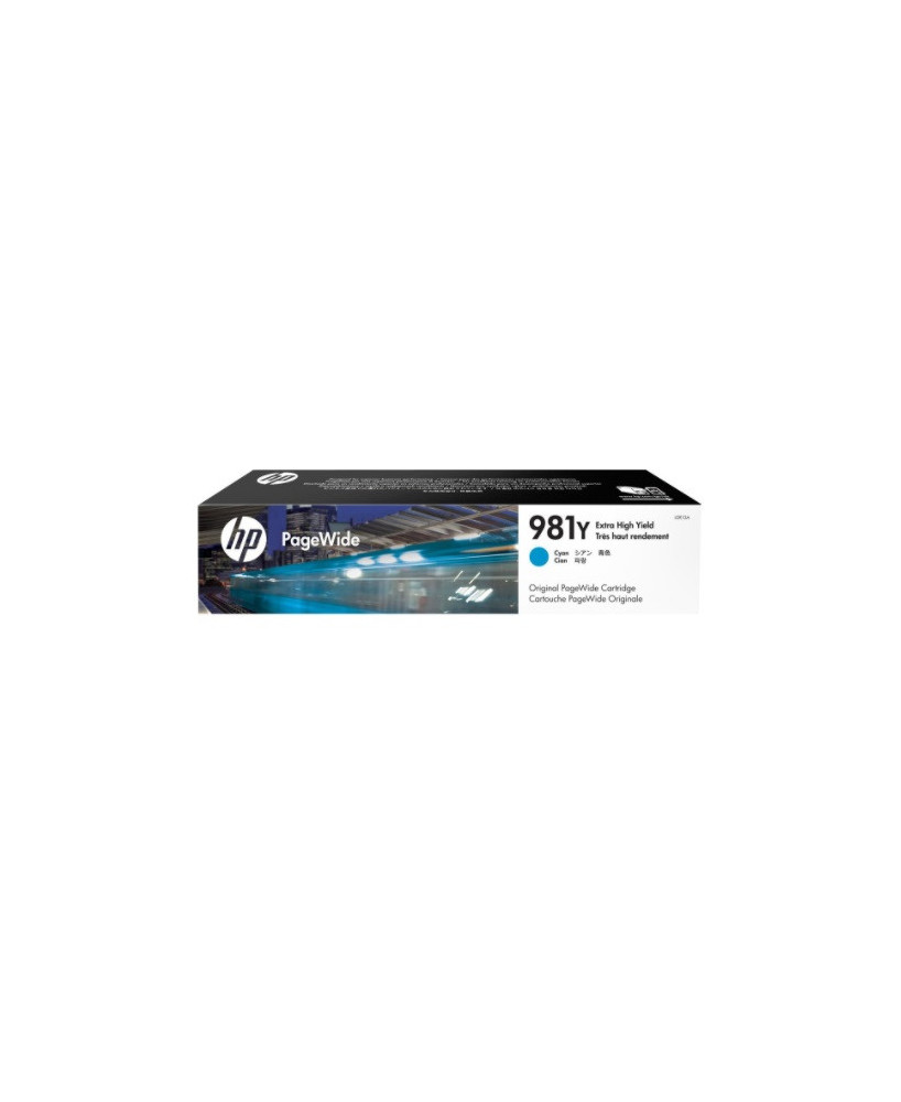 Buy HP 981Y Extra High Yield Cyan PageWide Ink Cartridge L0R13A for PageWide Enterprise Color 556dn, 556xh, MFP 586dn