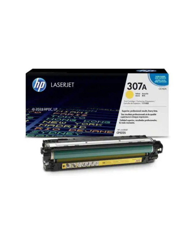 Buy HP 307A Yellow Original LaserJet Toner Cartridge CE742A for HP Colour LaserJet Professional Printer