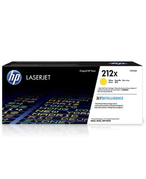 Buy HP 212X High Yield Yellow Original LaserJet Toner Cartridge W2122X for HP Color LaserJet Enterprise M554, M555, M558 Series