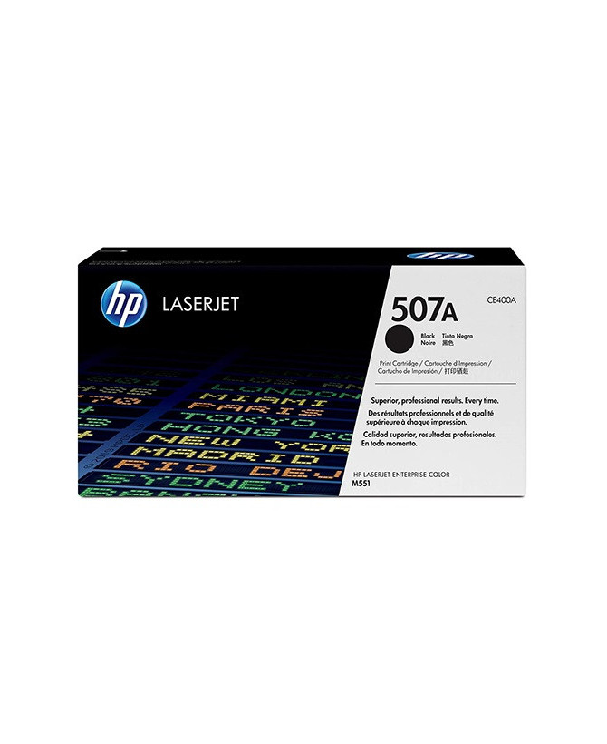 Buy HP 507A Black Original LaserJet Toner Cartridge CE400A for LaserJet Enterprise 500 M551dn, 500 M551n, 500 M551xh