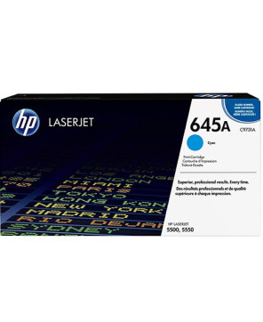 Buy HP 645A Cyan Original LaserJet Toner Cartridge C9731A for Color LaserJet 5500, 5500dn, 5500dtn, 5500hdn