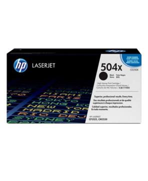 Buy HP 504X High Yield Black Original LaserJet Toner Cartridge CE250X for HP Color LaserJet Printer