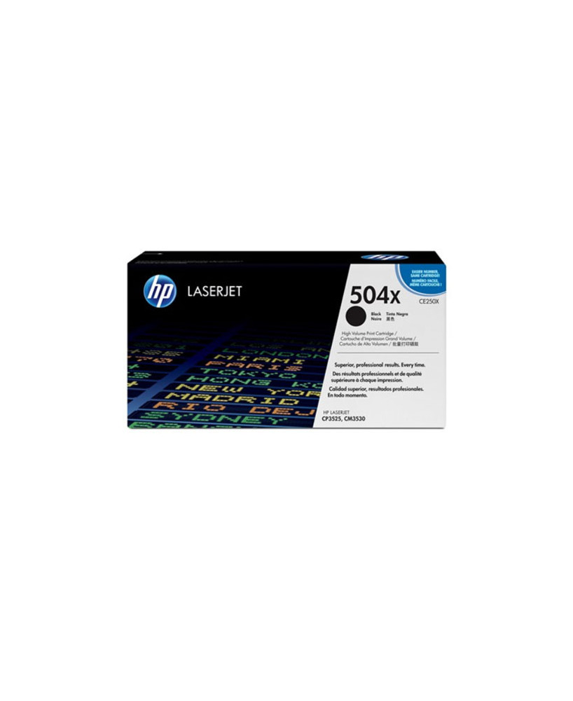 Buy HP 504X High Yield Black Original LaserJet Toner Cartridge CE250X for HP Color LaserJet Printer