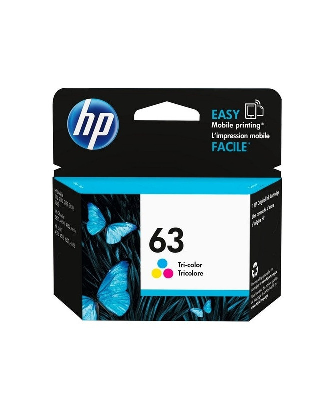 Buy HP 63 Tri-colour Original Ink Cartridge F6U61AA for Deskjet 1110, 2130, 3635, 4522, 5220